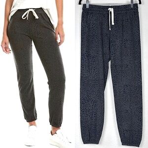 NWT Monroe Supersoft Fleece High Rise Joggers Mini Cheetah Animal Print Sz Small